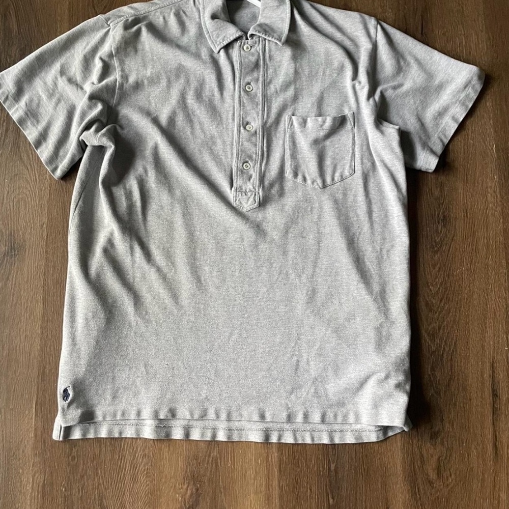 Polo by Ralph Lauren Light Gray Polo Shirt